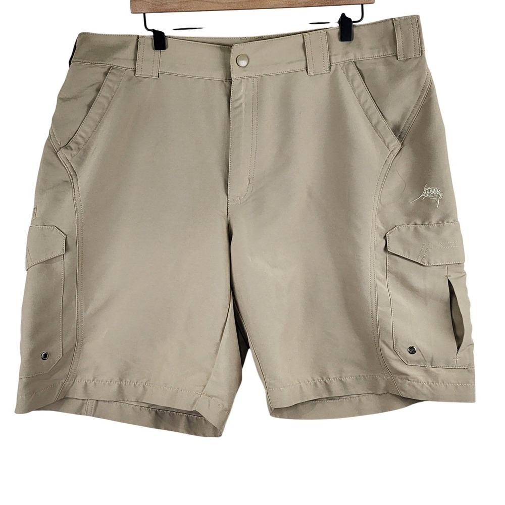 World Wide Sportsman Cargo Fishing Shorts  Mens 40 Tan Utilitycore